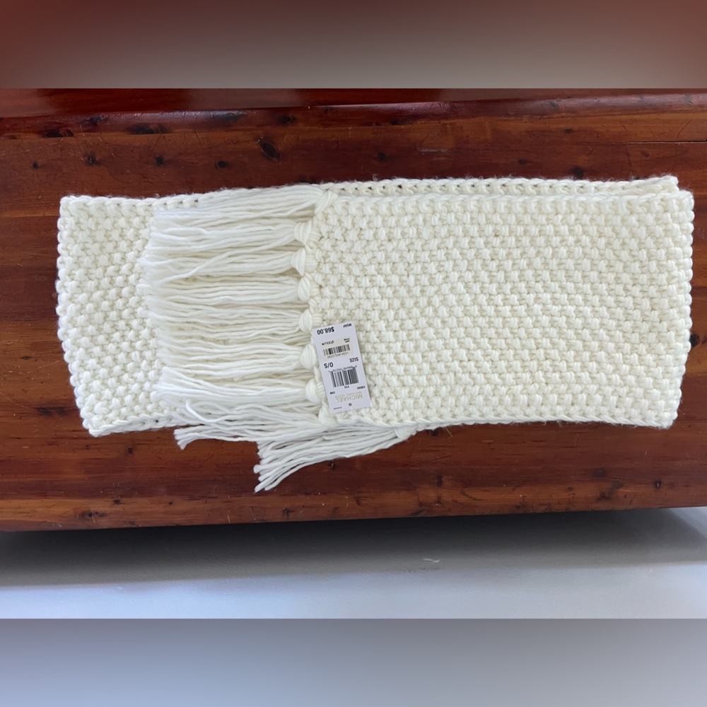 Michael Kors scarf cream color